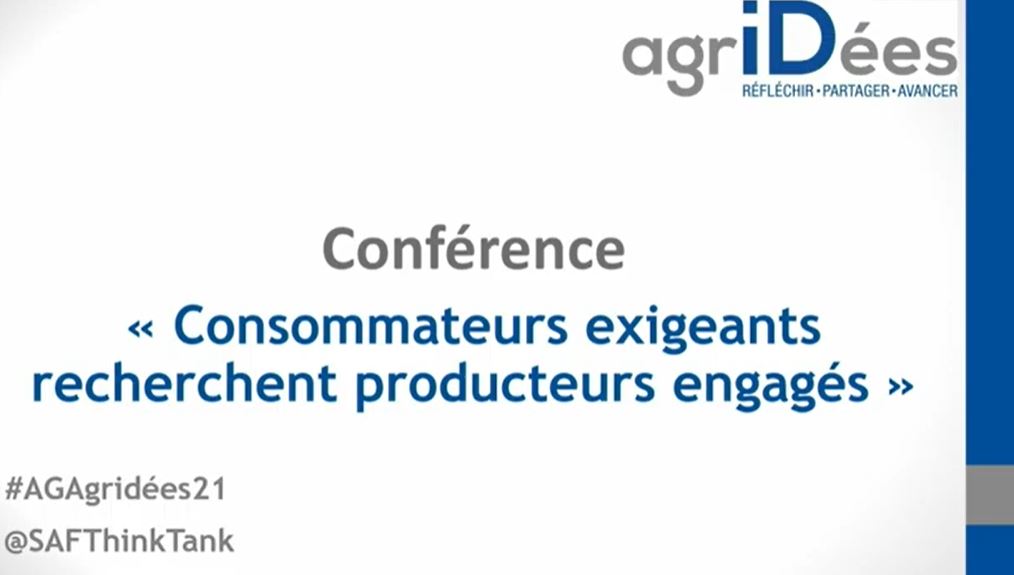 AgrIDées – Conférence-débat « Consommateurs exigeants cherchent producteurs engagés »