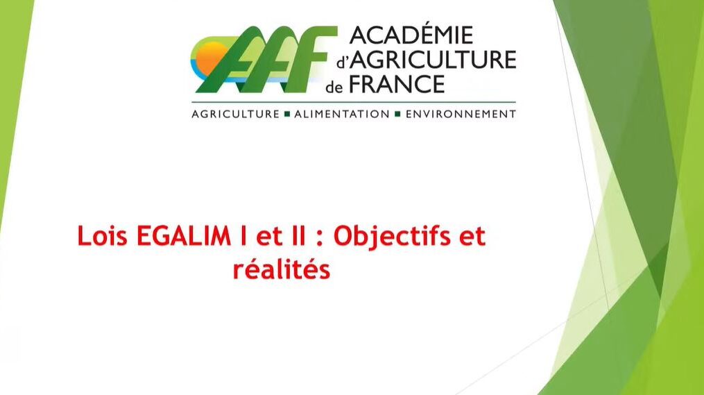 AAF – Lois EGALIM 1 et 2: Objectifs et réalités