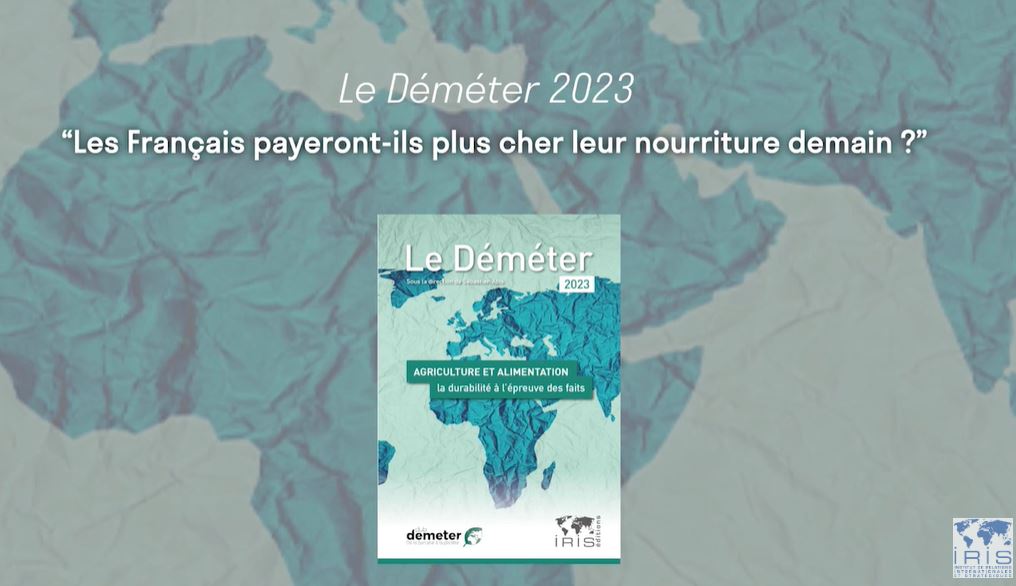 Le Déméter 2023 – Les Français payeront-ils plus cher leur nourriture demain ?