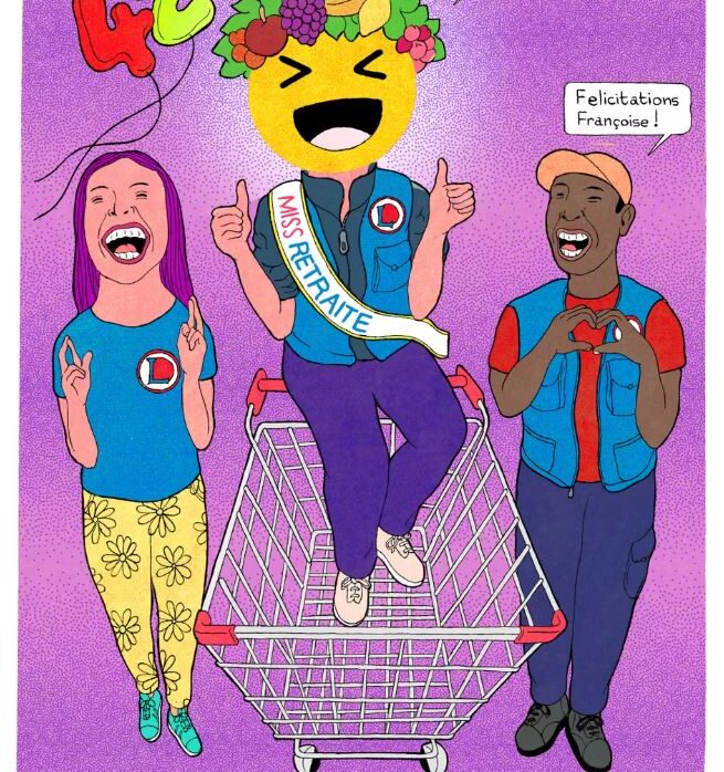 Le Monde – « On est forcément attachés au chef du rayon poisson » : comment les supermarchés scénarisent le départ à la retraite de leurs employés